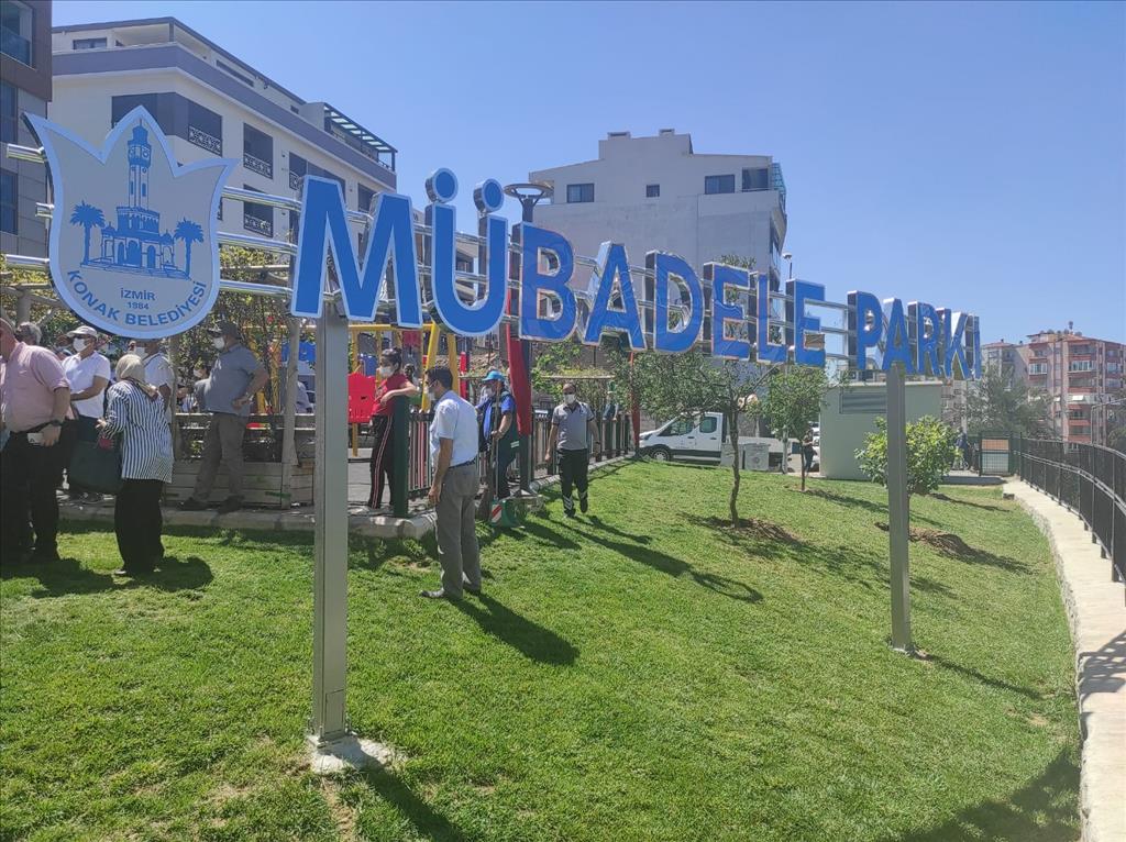 İzmir Konak'ta Mübadele Parkı ve Anıtının Açılışı..