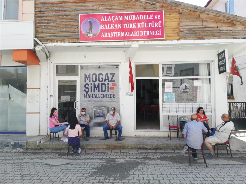 Araştırmacılarımız Samsun Alaçam'da